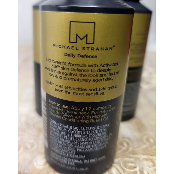 Michael Strahan 1 Post Shave Balm & 2 Face Neck Moisturizer Set 3.4 Fl Oz Each - Picture 3 of 4